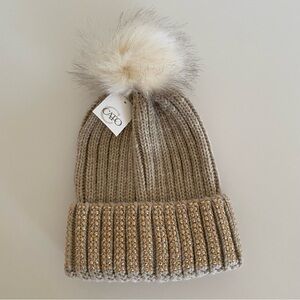 NEW with tag Cato Beige Light Tan Bennie Hat Size One Size